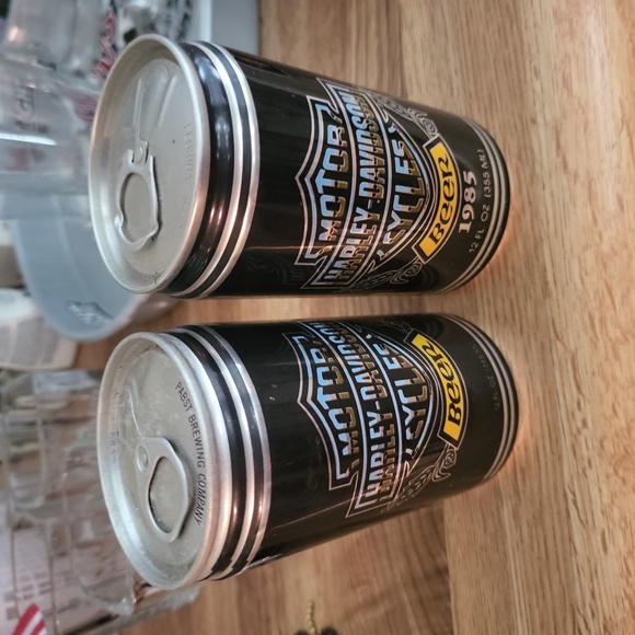 2 cans of Harley davidson beer 1985 - Picture 1 of 1